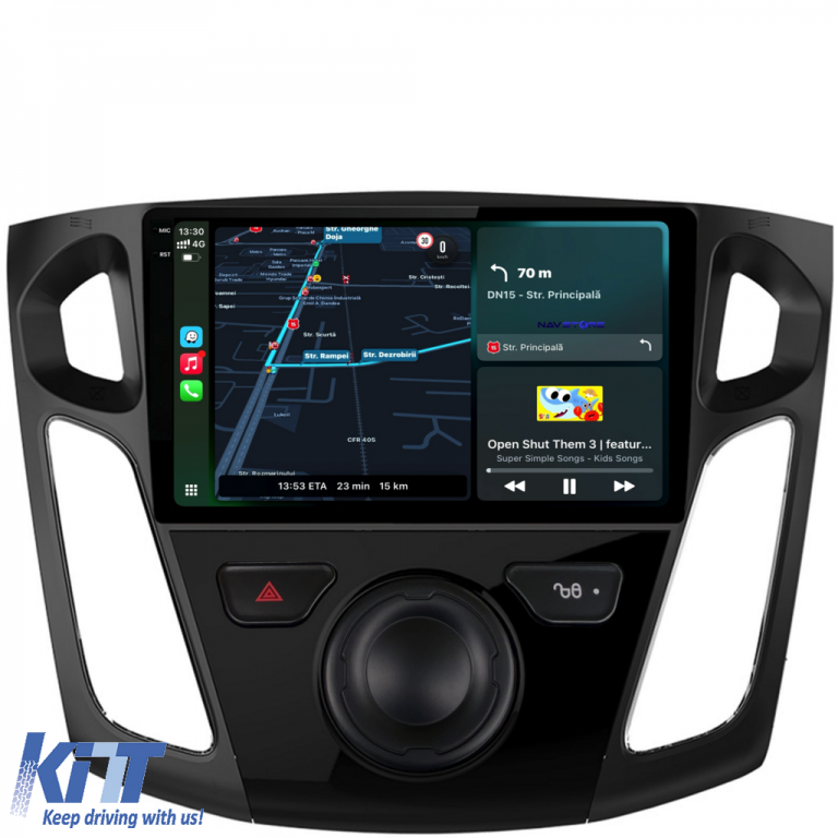 Navigatie  Dedicata Ford Focus 3 (2012-2018),QuadCore, 9Inch, 4Gb Ram, 64Gb Stocare, Carplay Performance AutoTuning
