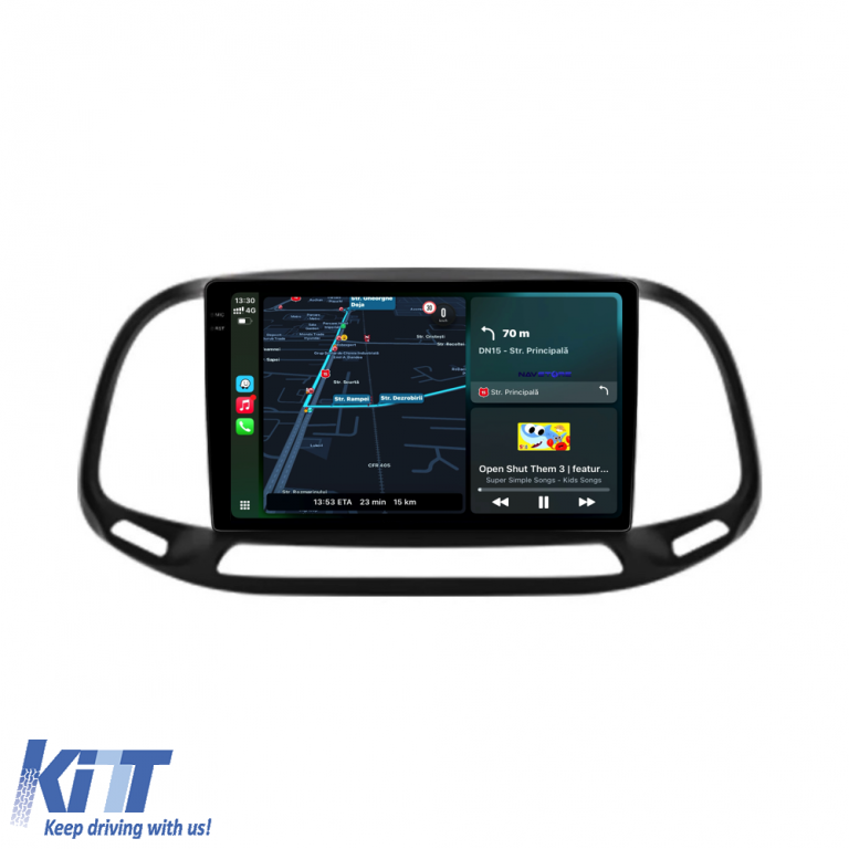 Navigatie Dedicata Fiat Doblo (2015-2019), 9Inch, 2Gb Ram, 32Gb Stocare, Carplay Performance AutoTuning