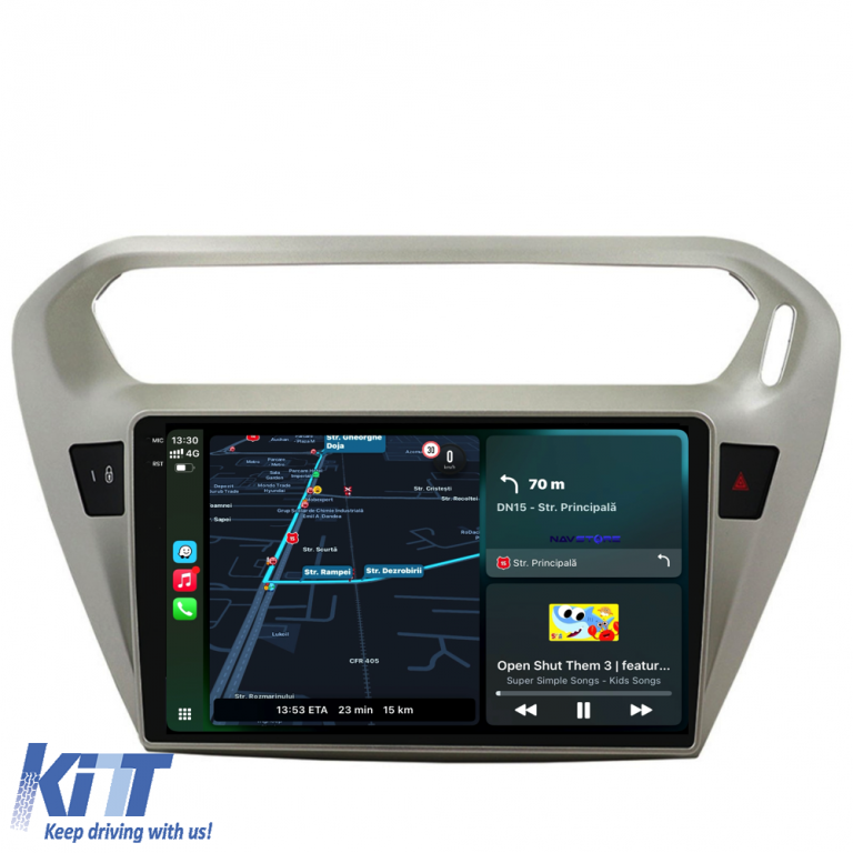 Navigatie Dedicata Peugeot 301 (2013-2018), 9Inch, 2Gb Ram, 32Gb Stocare, Carplay Performance AutoTuning
