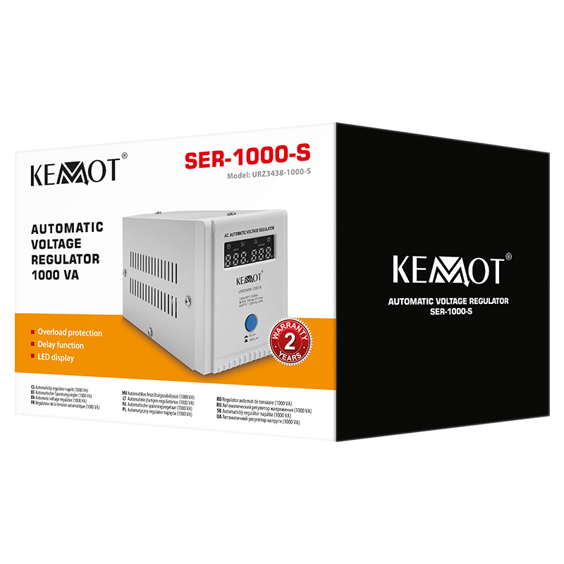 STABILIZATOR TENSIUNE AUTOMAT 1000VA KEMOT EuroGoods Quality