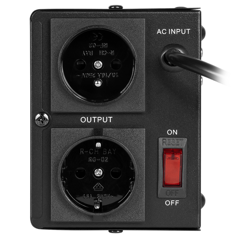 STABILIZATOR TENSIUNE AUTOMAT 1500VA PERETE KEMOT EuroGoods Quality