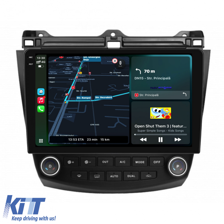Navigatie Dedicata Honda Accord VII (2003 - 2008),QuadCore, 10Inch, 4Gb Ram, 64Gb Stocare, Carplay Performance AutoTuning