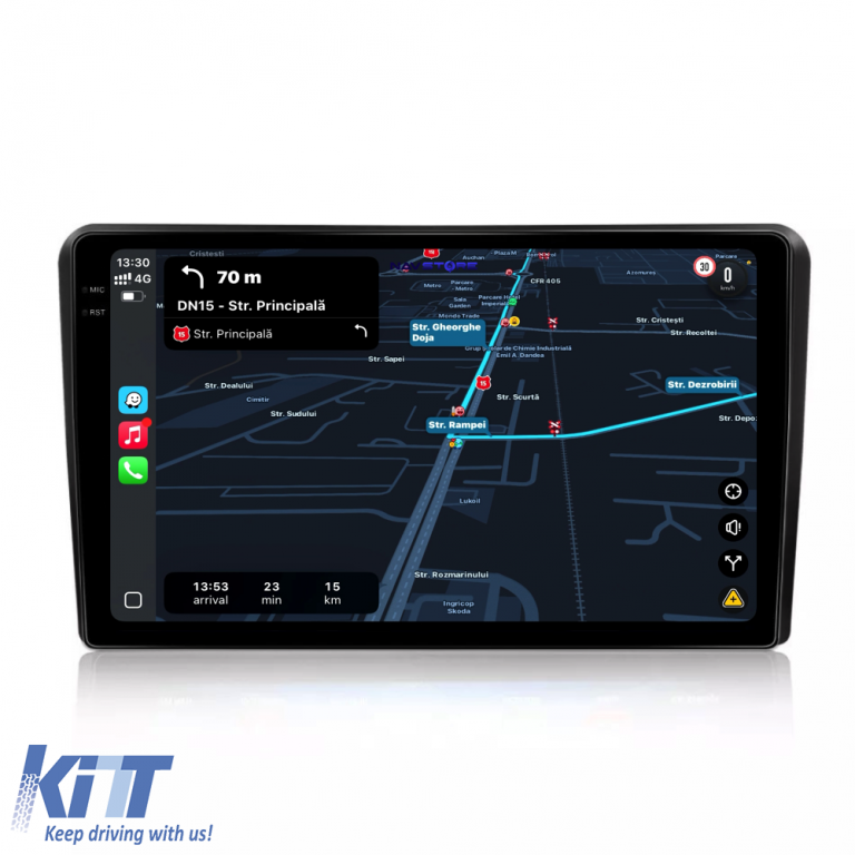 Navigatie Dedicata Fiat Bravo (2006 - 2014), 9Inch, 4Gb Ram, 64Gb Stocare, Carplay Performance AutoTuning