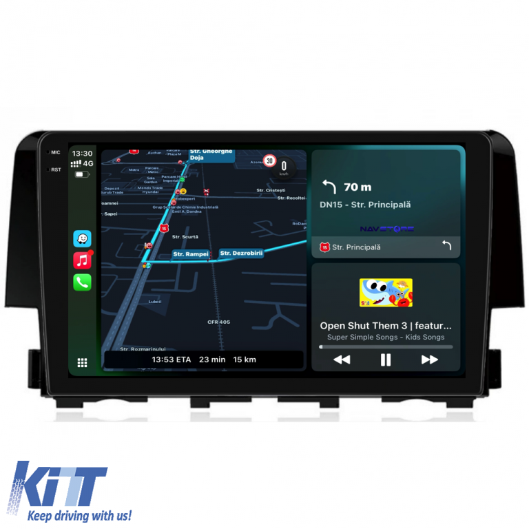 Navigatie Dedicata Honda Civic (2015-2021), 9Inch, 2Gb Ram, 32Gb Stocare, Carplay Performance AutoTuning