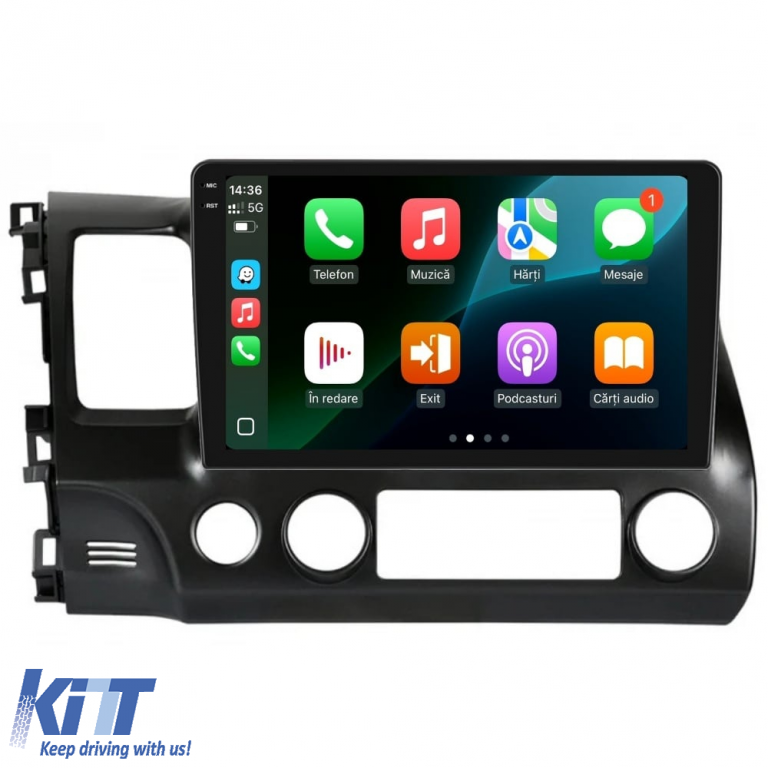 Navigatie Dedicata Honda Civic VIII Sedan (2006-2011),10Inch, 2Gb Ram, 32Gb Stocare, Carplay Performance AutoTuning