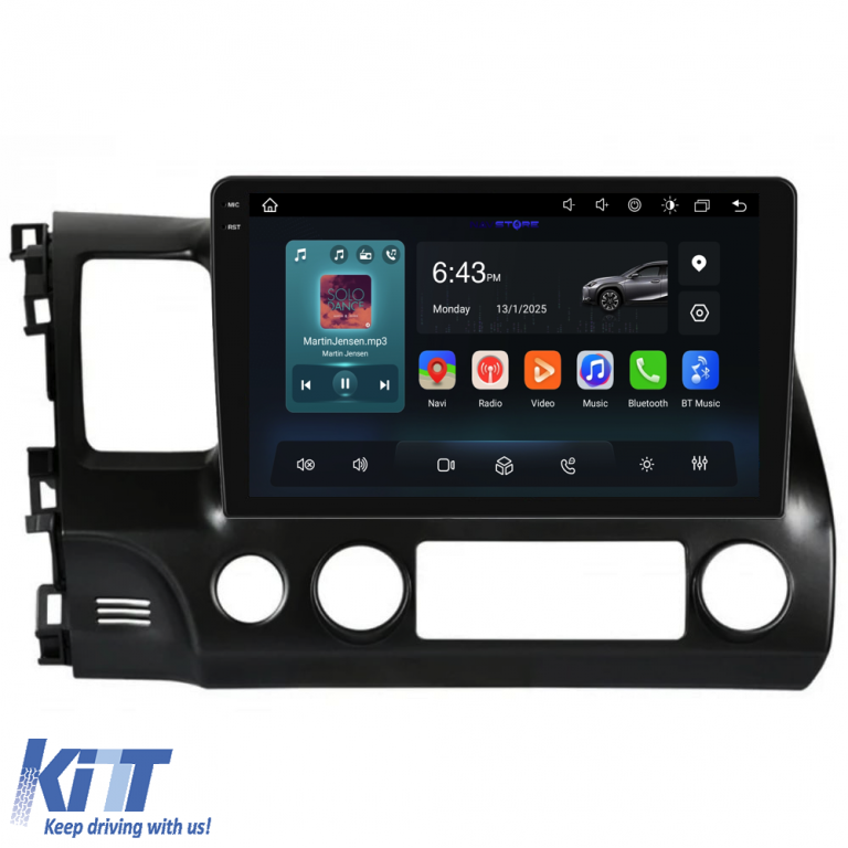 Navigatie Dedicata Honda Civic VIII Sedan (2006-2011),10Inch, 4Gb Ram, 64Gb Stocare, Carplay Performance AutoTuning