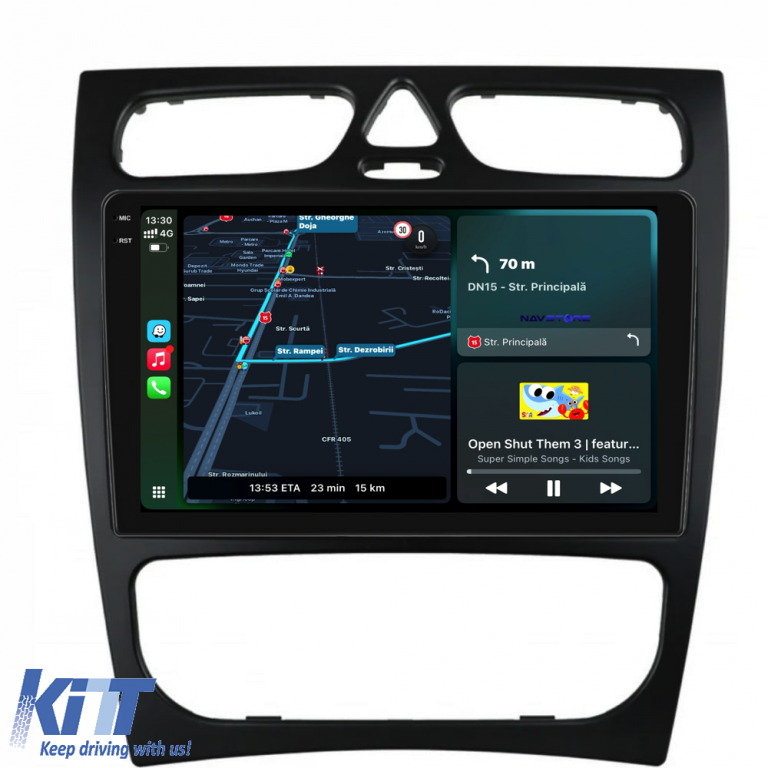 Navigatie Dedicata Mercedes C-Class W203 CLK W209 (2000 - 2005), 9Inch, 2Gb Ram, 32Gb Stocare, Carplay Performance AutoTuning