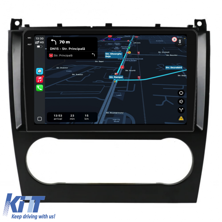 Navigatie Dedicata Mercedes C-Class W203 CLK W209 (2005 - 2009), 9Inch, 4Gb Ram, 64Gb Stocare, Carplay Performance AutoTuning