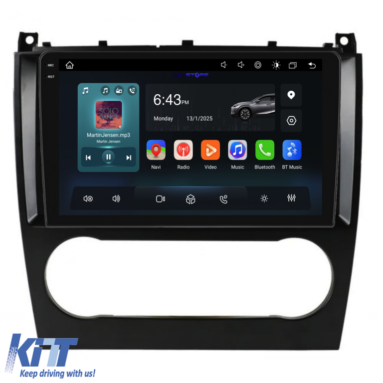 Navigatie Dedicata Mercedes C-Class W203 CLK W209 (2005 - 2009), 9Inch, 4Gb Ram, 64Gb Stocare, Carplay Performance AutoTuning