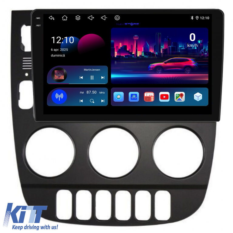 Navigatie Dedicata Mercedes ML W163 (1998-2005),QuadCore, 9Inch, 4Gb Ram, 64Gb Stocare, Carplay Performance AutoTuning