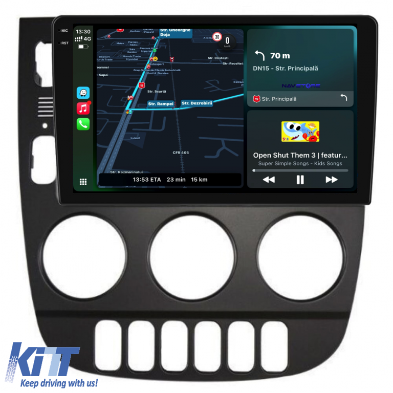 Navigatie Dedicata Mercedes ML W163 (1998-2005),QuadCore, 9Inch, 4Gb Ram, 64Gb Stocare, Carplay Performance AutoTuning