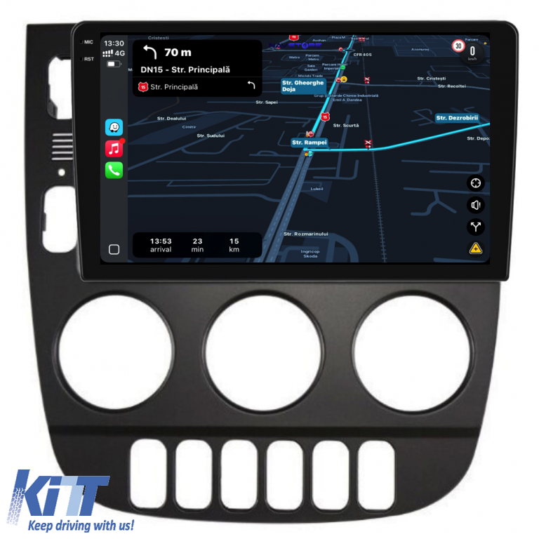 Navigatie Dedicata Mercedes ML W163 (1998-2005),QuadCore, 9Inch, 4Gb Ram, 64Gb Stocare, Carplay Performance AutoTuning