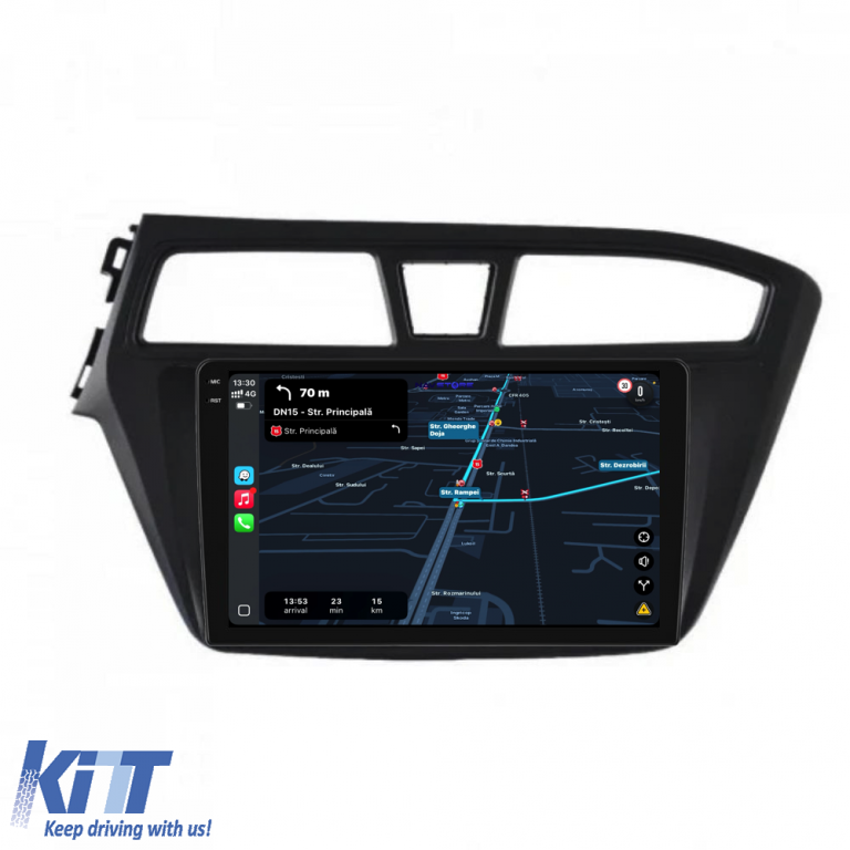 Navigatie Dedicata Hyundai I20 (2014-2020), 9Inch, 6Gb Ram, 128Gb Stocare, Carplay Performance AutoTuning