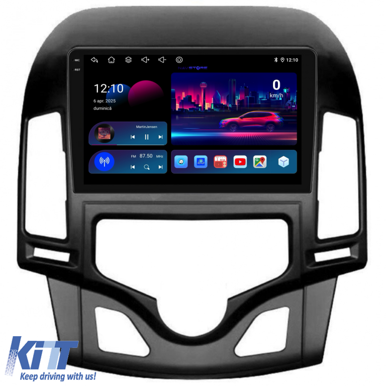Navigatie Dedicata Hyundai I30 (2007-2012), 9Inch, 8Gb Ram, 256Gb Stocare, Carplay, Climatronic Performance AutoTuning