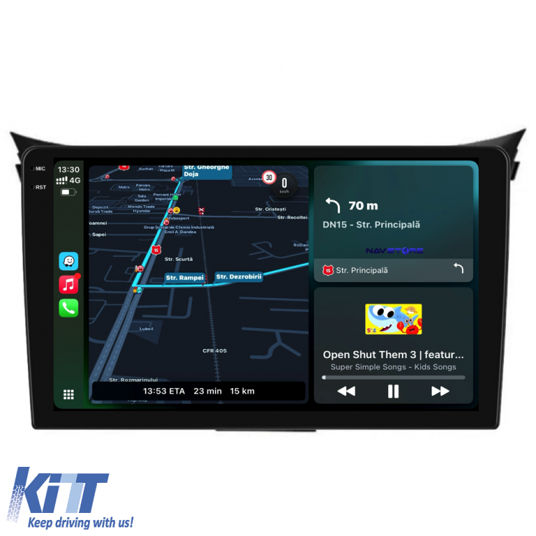 Navigatie Dedicata Hyundai I30 (2011-2015),QuadCore, 9Inch, 4Gb Ram, 64Gb Stocare, Carplay Performance AutoTuning