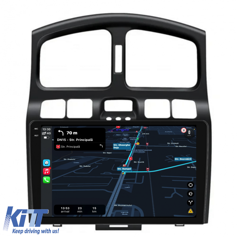 Navigatie Dedicata Hyundai Santa Fe (2000-2006), 9Inch, 8Gb Ram, 258Gb Stocare, Carplay Performance AutoTuning