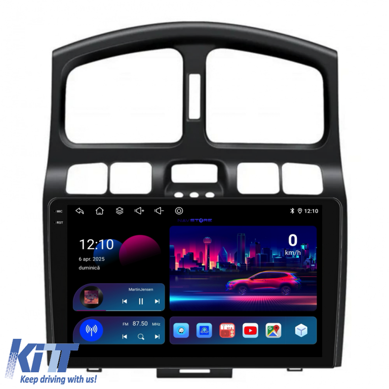 Navigatie Dedicata Hyundai Santa Fe (2000-2006),QuadCore, 9Inch, 4Gb Ram, 64Gb Stocare, Carplay Performance AutoTuning