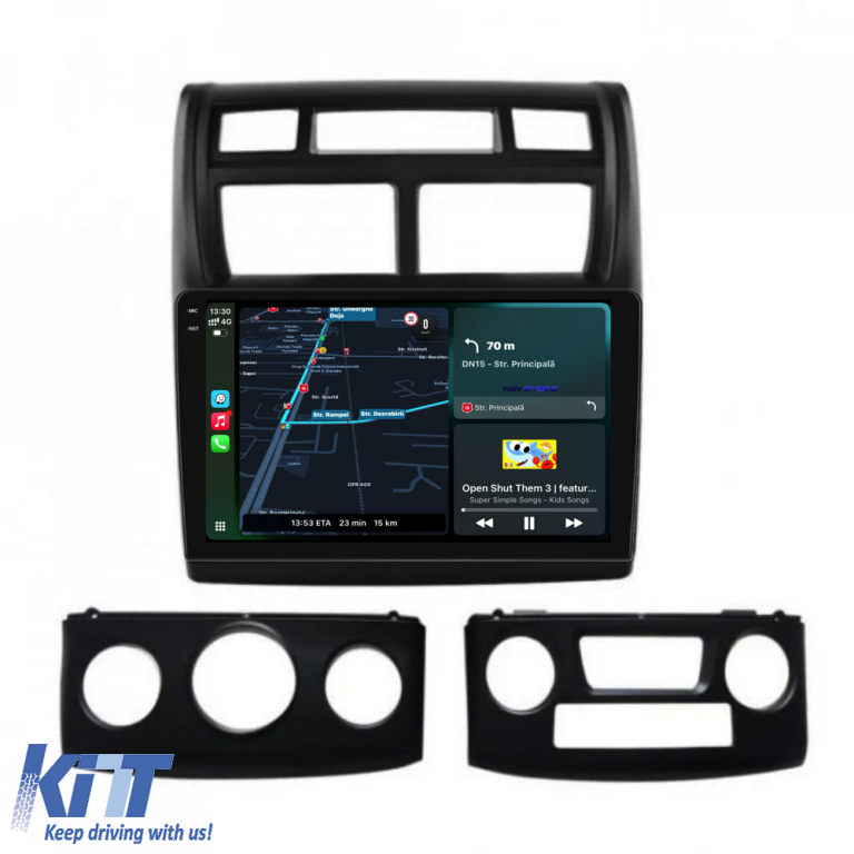Navigatie Dedicata Kia Sportage (2004-2010), 9Inch, 6Gb Ram, 128Gb Stocare, Carplay Performance AutoTuning