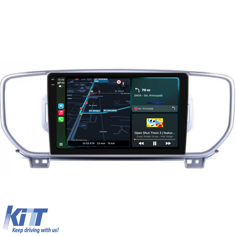 Navigatie Dedicata Kia Sportage (2016-2020),QuadCore, 9Inch, 4Gb Ram, 64Gb Stocare, Carplay Performance AutoTuning
