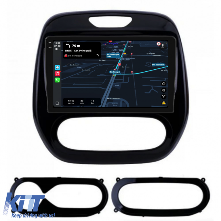 Navigatie Dedicata Renault Captur (2013-2020), 9Inch, 4Gb Ram, 64Gb Stocare, CarPlay Performance AutoTuning