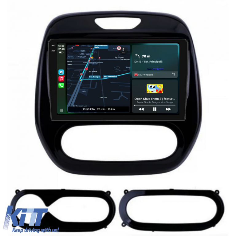 Navigatie Dedicata Renault Captur (2013-2020), 9Inch, 4Gb Ram, 64Gb Stocare, CarPlay Performance AutoTuning