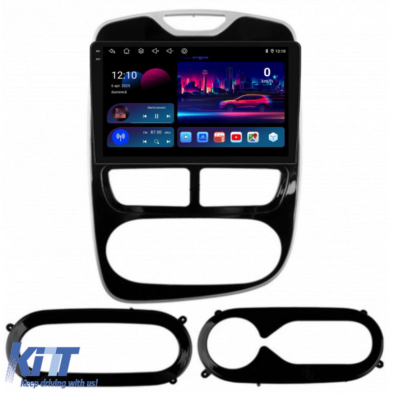 Navigatie Dedicata Renault Clio 4 (2012-2016), 9Inch, 8Gb Ram, 256Gb Stocare, Carplay Performance AutoTuning