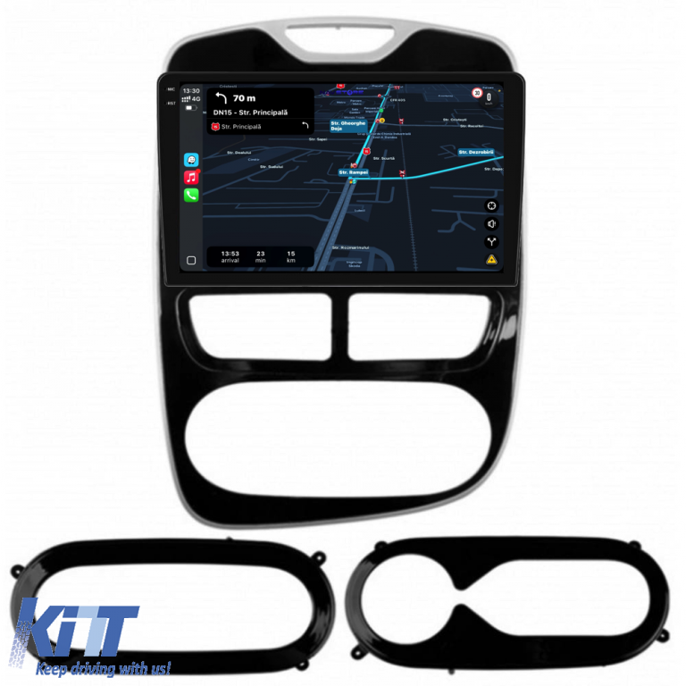 Navigatie Dedicata Renault Clio 4 (2012-2016),QuadCore, 9Inch, 4Gb Ram, 64Gb Stocare, Carplay Performance AutoTuning