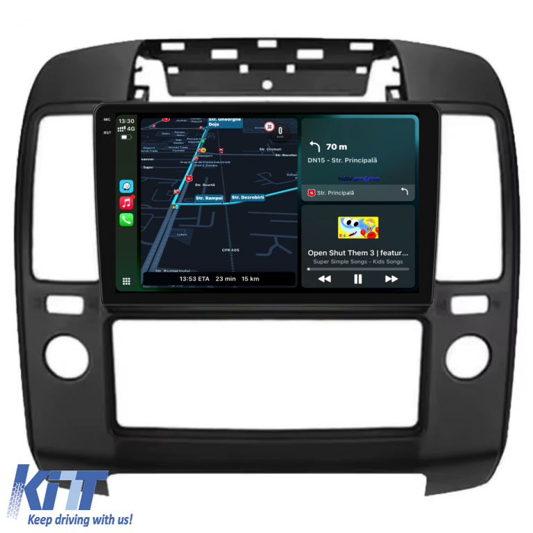 Navigatie Dedicata Nissan Navara (2004-2010),QuadCore, 9Inch, 4Gb Ram, 64Gb Stocare, Carplay Performance AutoTuning
