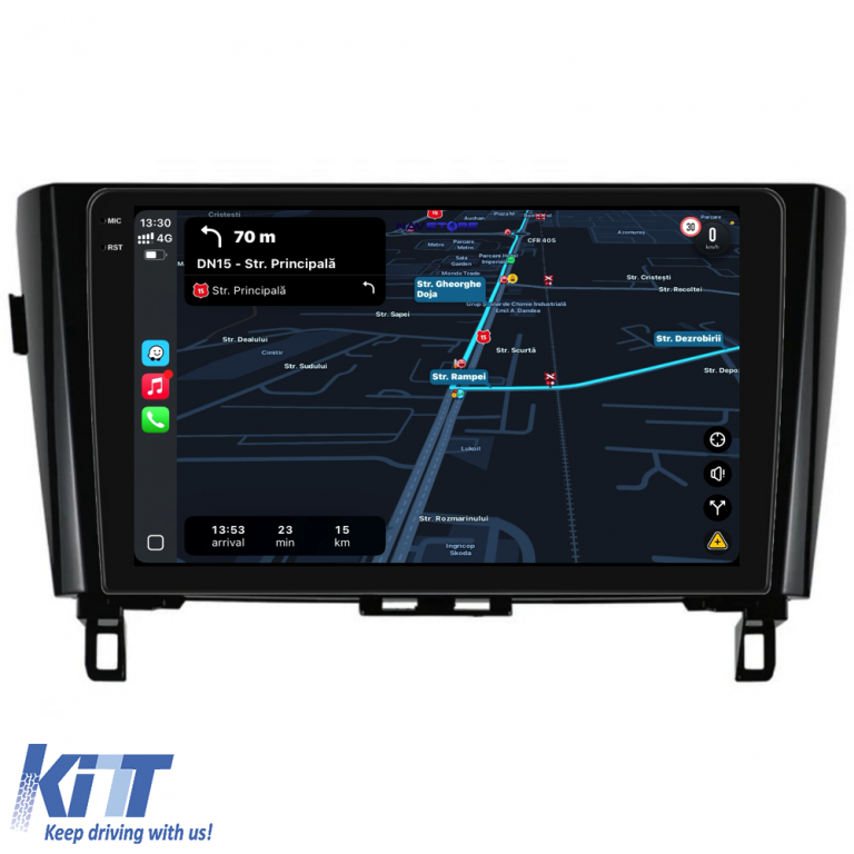 Navigatie Dedicata Nissan Qashqai J11, X Trail T32 (2013-2018), 10Inch, 6Gb Ram, 128Gb Stocare, Carplay Performance AutoTuning