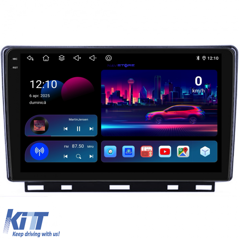 Navigatie Dedicata Renault Clio 5 (2019-2024), 9Inch, 6Gb Ram, 128Gb Stocare, Carplay Performance AutoTuning
