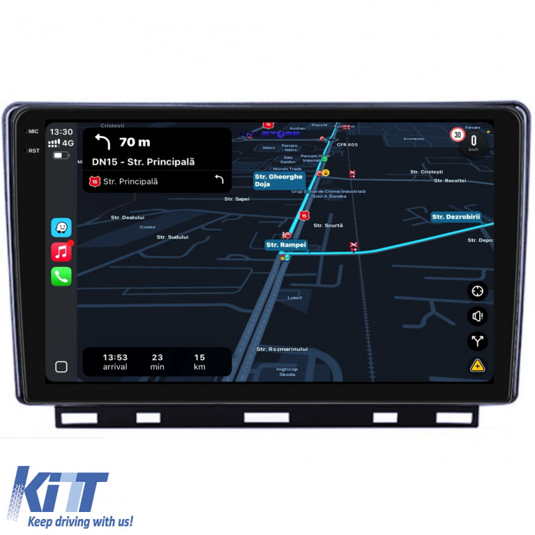 Navigatie Dedicata Renault Clio 5 (2019-2024), 9Inch, 6Gb Ram, 128Gb Stocare, Carplay Performance AutoTuning