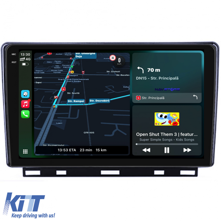 Navigatie Dedicata Renault Clio 5 (2019-2024), 9Inch, 6Gb Ram, 128Gb Stocare, Carplay Performance AutoTuning