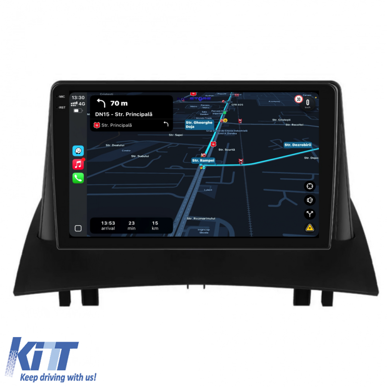 Navigatie Dedicata Renault Megane 2 (2002-2009), 9 Inch, 8Gb Ram, 256Gb stocare, Carplay Performance AutoTuning