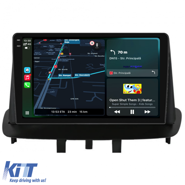 Navigatie Dedicata Renault Megane 3 (2008-2015), 9 Inch, 6Gb Ram, 128Gb stocare, CarPlay Performance AutoTuning