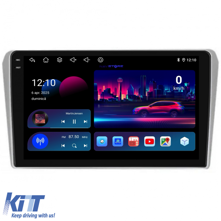 Navigatie Dedicata Toyota Avensis (2002-2008), 9 Inch, 6Gb Ram, 128Gb stocare, Carplay Performance AutoTuning