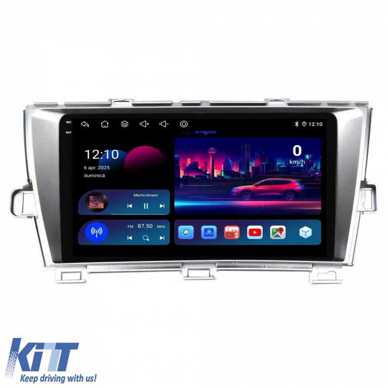 Navigatie Dedicata Toyota Prius W3 (2009-2015), 9Inch, 8Gb Ram, 256Gb Stocare, Carplay Performance AutoTuning