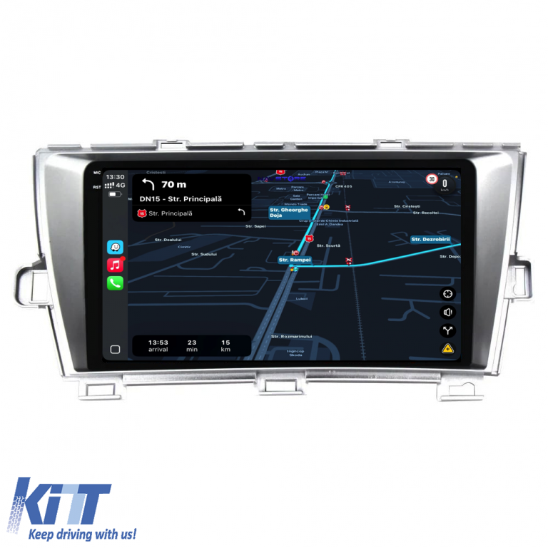 Navigatie Dedicata Toyota Prius W3 (2009-2015), 9Inch, 8Gb Ram, 256Gb Stocare, Carplay Performance AutoTuning