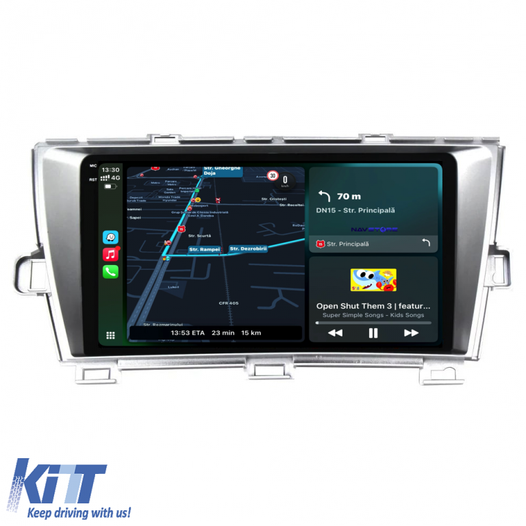 Navigatie Dedicata Toyota Prius W3 (2009-2015),QuadCore, 9Inch, 4Gb Ram, 64Gb Stocare, Carplay Performance AutoTuning