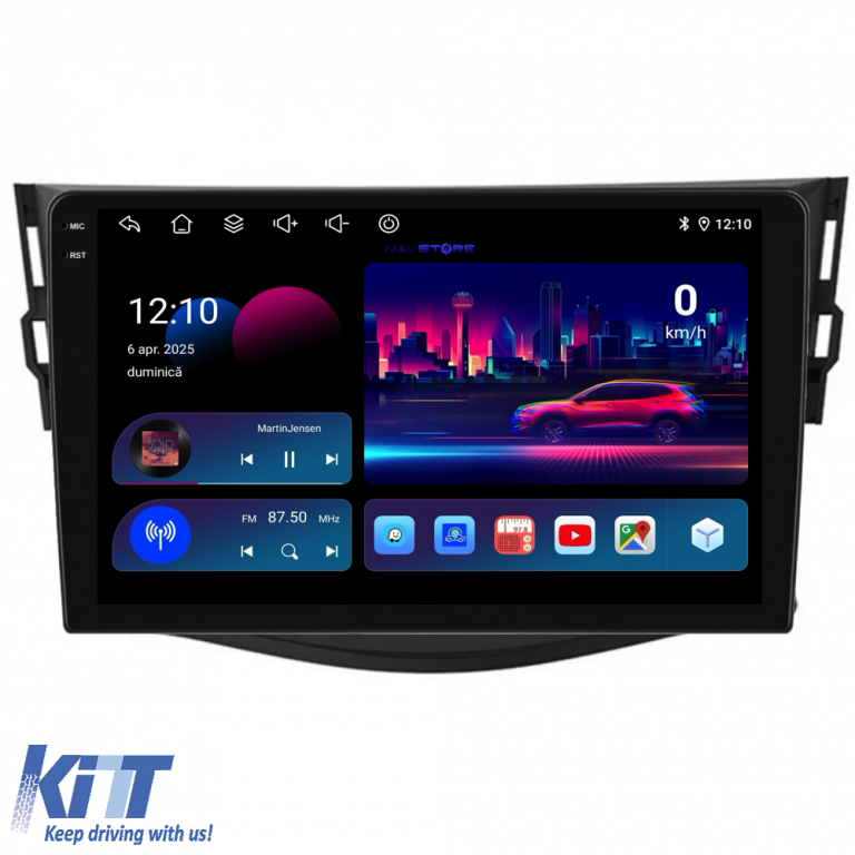 Navigatie Dedicata Toyota Rav 4 (2006-2013), 9Inch, 4Gb Ram, 64Gb Stocare, Carplay Performance AutoTuning