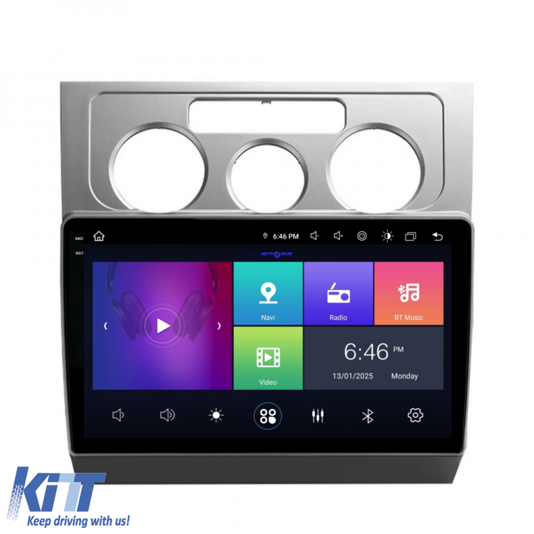 Navigatie Dedicata Volkswagen Touran (2003-2010), 10Inch, 12Gb Ram, 256Gb Stocare, Carplay Performance AutoTuning