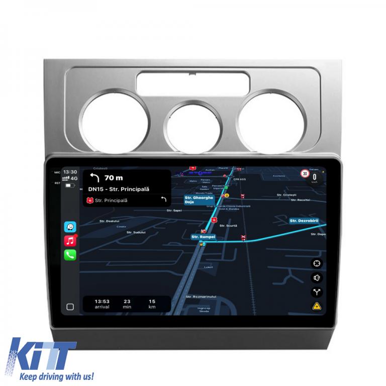 Navigatie Dedicata Volkswagen Touran (2003-2010), 10Inch, 12Gb Ram, 256Gb Stocare, Carplay Performance AutoTuning