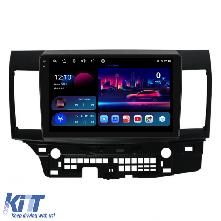 Navigatie Dedicata Mitsubishi Lancer (2007-2013), 9Inch, 8Gb Ram, 256Gb Stocare, Carplay Performance AutoTuning