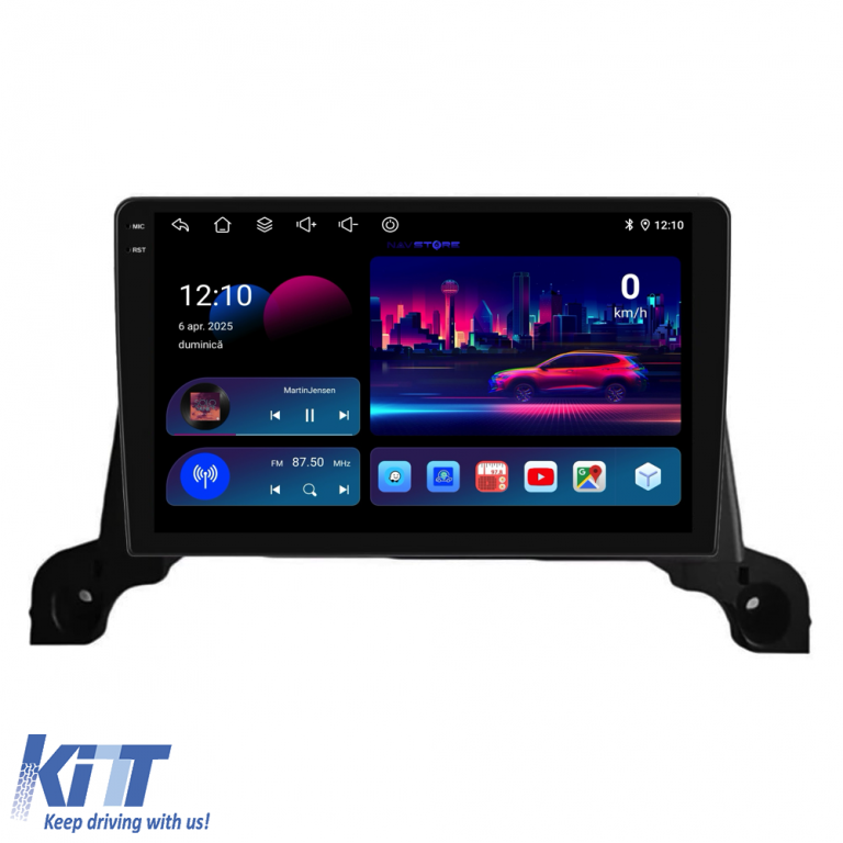 Navigatie Dedicata Peugeot 3008 5008 (2016-2021),QuadCore, 9Inch, 4Gb Ram, 64Gb Stocare, Carplay Performance AutoTuning