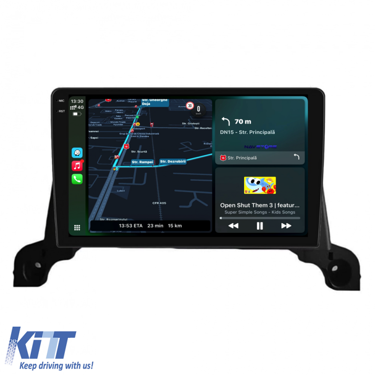 Navigatie Dedicata Peugeot 3008 5008 (2016-2021),QuadCore, 9Inch, 4Gb Ram, 64Gb Stocare, Carplay Performance AutoTuning