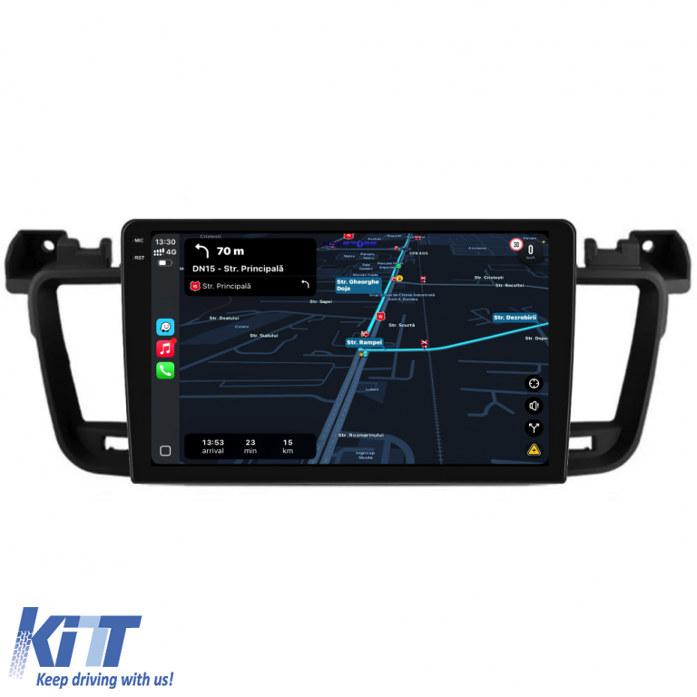 Navigatie Dedicata Peugeot 508 (2010-2018), 9Inch, 2Gb Ram, 32Gb Stocare, Carplay Performance AutoTuning