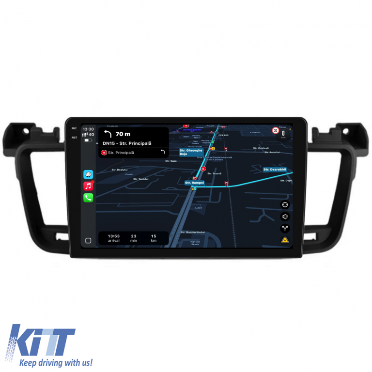 Navigatie Dedicata Peugeot 508 (2010-2018), 9Inch, 4Gb Ram, 64Gb Stocare, Carplay Performance AutoTuning