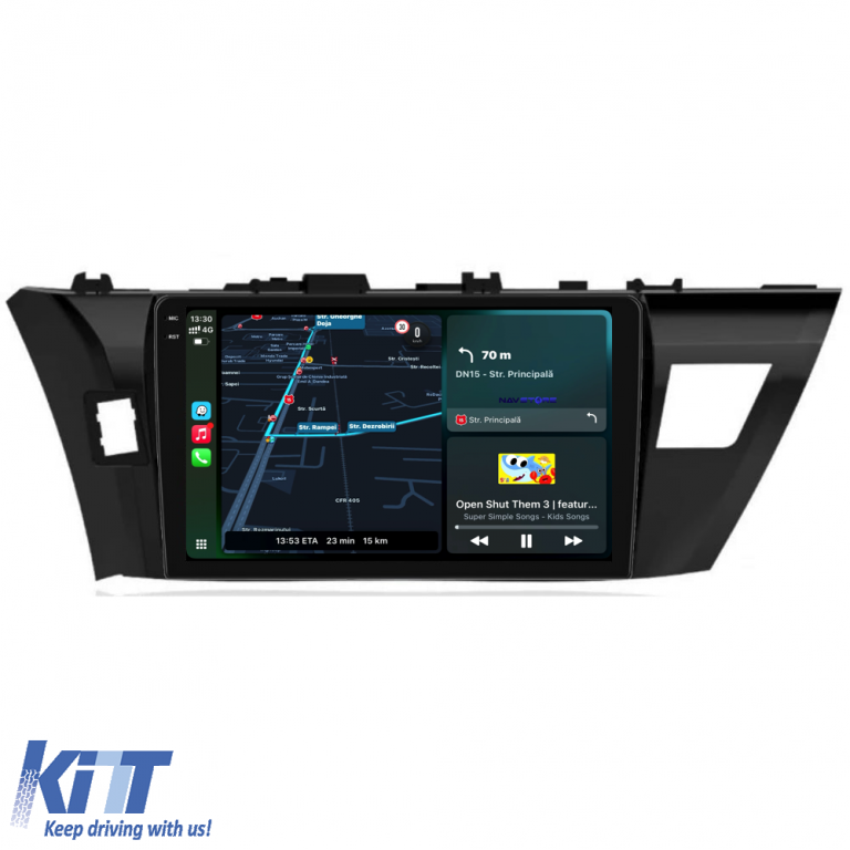 Navigatie Dedicata Toyota Corolla (2013-2019),QuadCore, 10Inch, 4Gb Ram, 64Gb Stocare, Carplay Performance AutoTuning