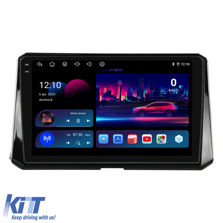 Navigatie Dedicata Toyota Corolla (2019-2025), 10Inch, 4Gb Ram, 64Gb Stocare, Carplay Performance AutoTuning