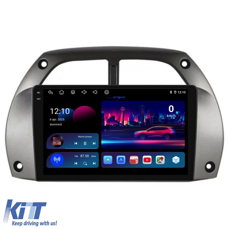 Navigatie Dedicata Toyota Rav 4 (2000-2005), 9Inch, 6Gb Ram, 128Gb Stocare, Carplay Performance AutoTuning