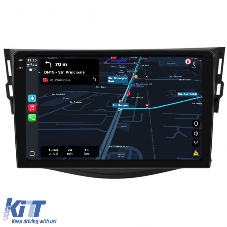 Navigatie Dedicata Toyota Rav 4 (2006-2013), 9Inch, 8Gb Ram, 256Gb Stocare, Carplay Performance AutoTuning